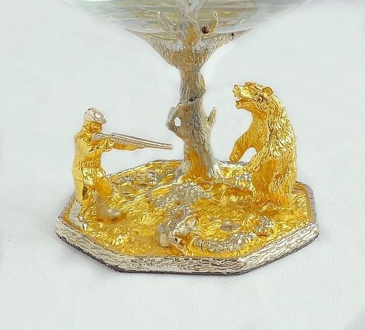 Бокал для коньяка «Охота на медведя» купить с доставкой Бокал для коньяка «Охота на медведя»