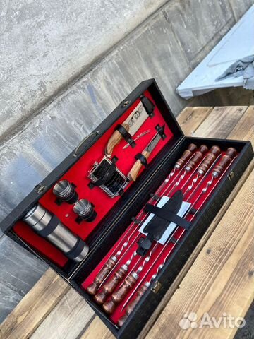 Шашлычный набор в кейсе 11М купить с доставкой Шашлычный набор в кейсе 11М