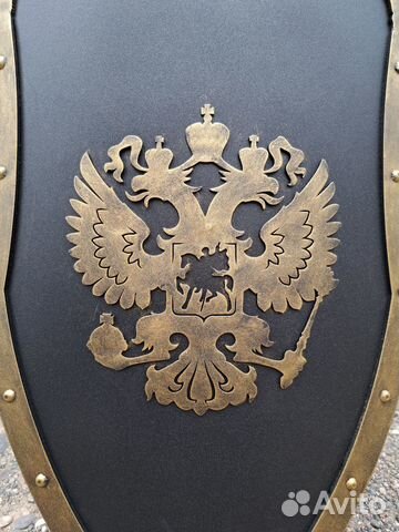 Щит подставка для шампуров герб России купить с доставкой Щит подставка для шампуров герб России