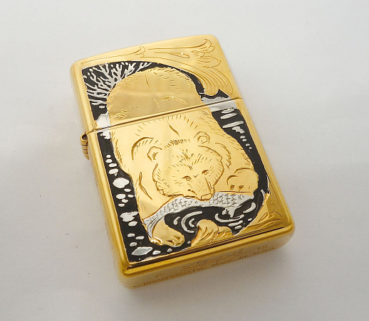 Зажигалка Zippo с гравировкой "Медведь". Златоуст купить с доставкой Зажигалка Zippo с гравировкой "Медведь". Златоуст