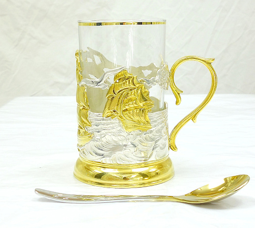 Подстаканник "Корабли" купить с доставкой Подстаканник "Корабли"
