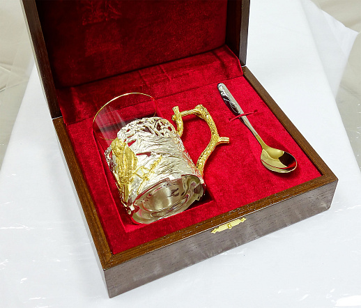Подстаканник "Рыбалка зимой"